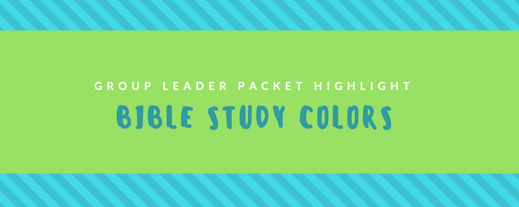 GLP Highlight: Youth Camp Bible Study Colors