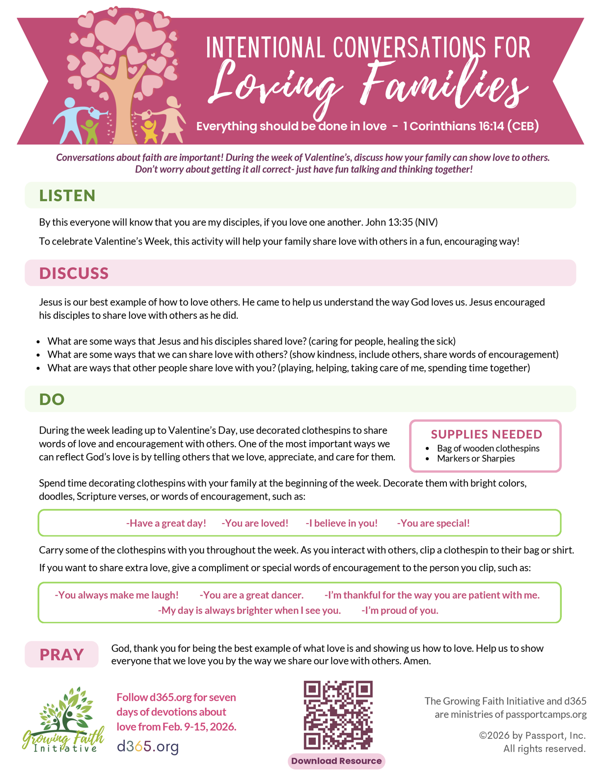 Loving Families - Resource 2026